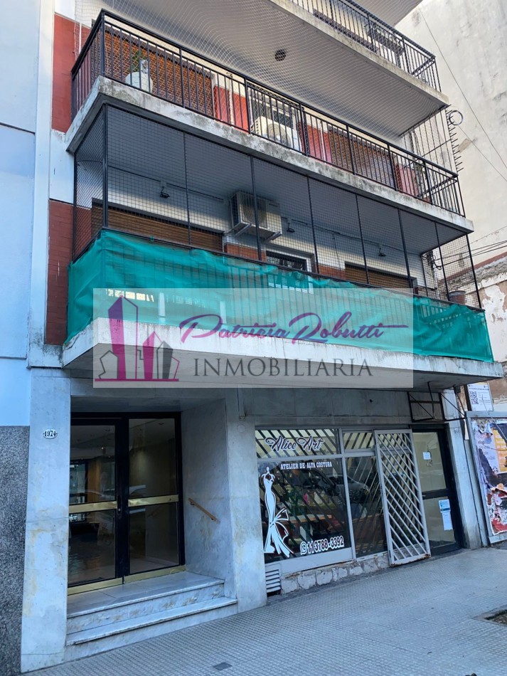 EN VENTA DPTO 3 AMBIENTES AL FRENTE CON BALCON EN PALERMO.